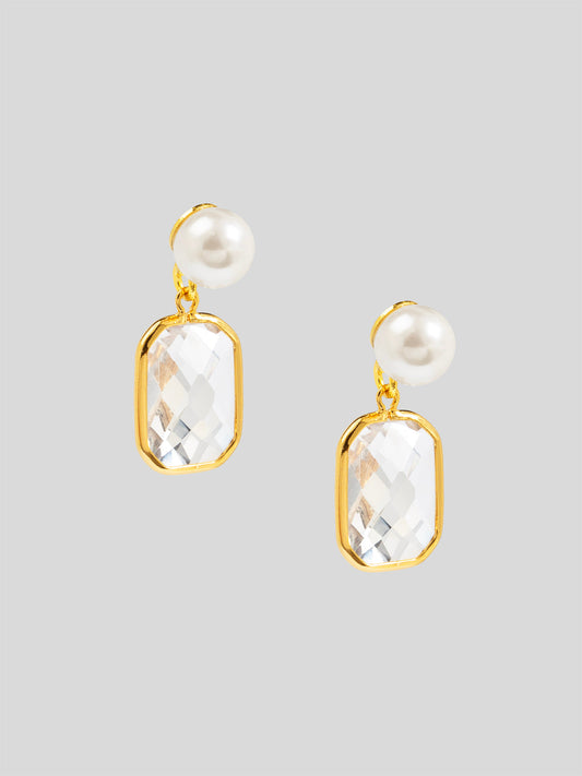 Prism Pearl Drop Earring