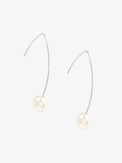 Threader Pearl Drop Earring