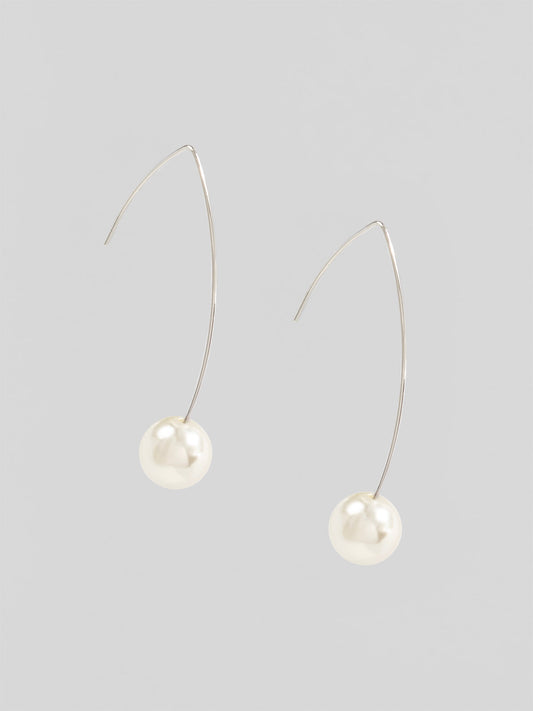 Threader Pearl Drop Earring