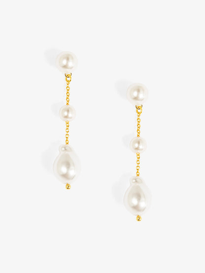 Baroque Drop Pearl Earring