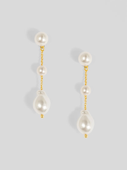 Baroque Drop Pearl Earring