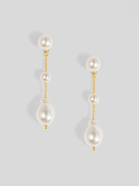 Baroque Drop Pearl Earring