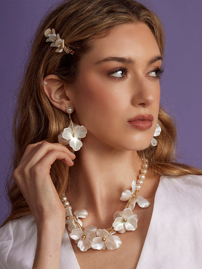 Bloomlight Drop Link Earring