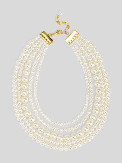 5 Strand Beaded Necklace