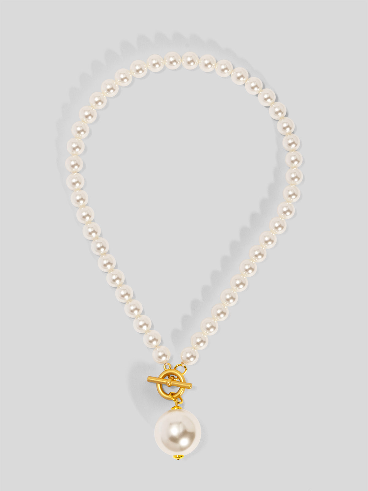 Pearl Pendant Collar Necklace