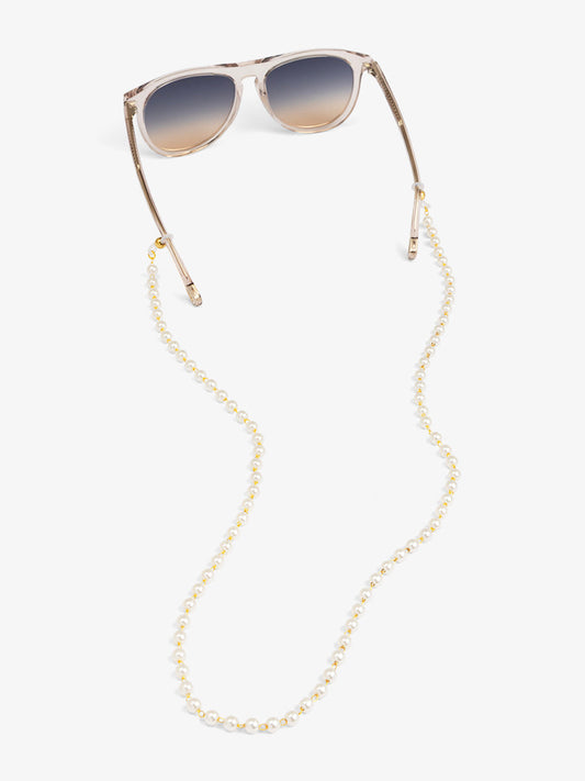 Small Pearl Beaded Glass Chain