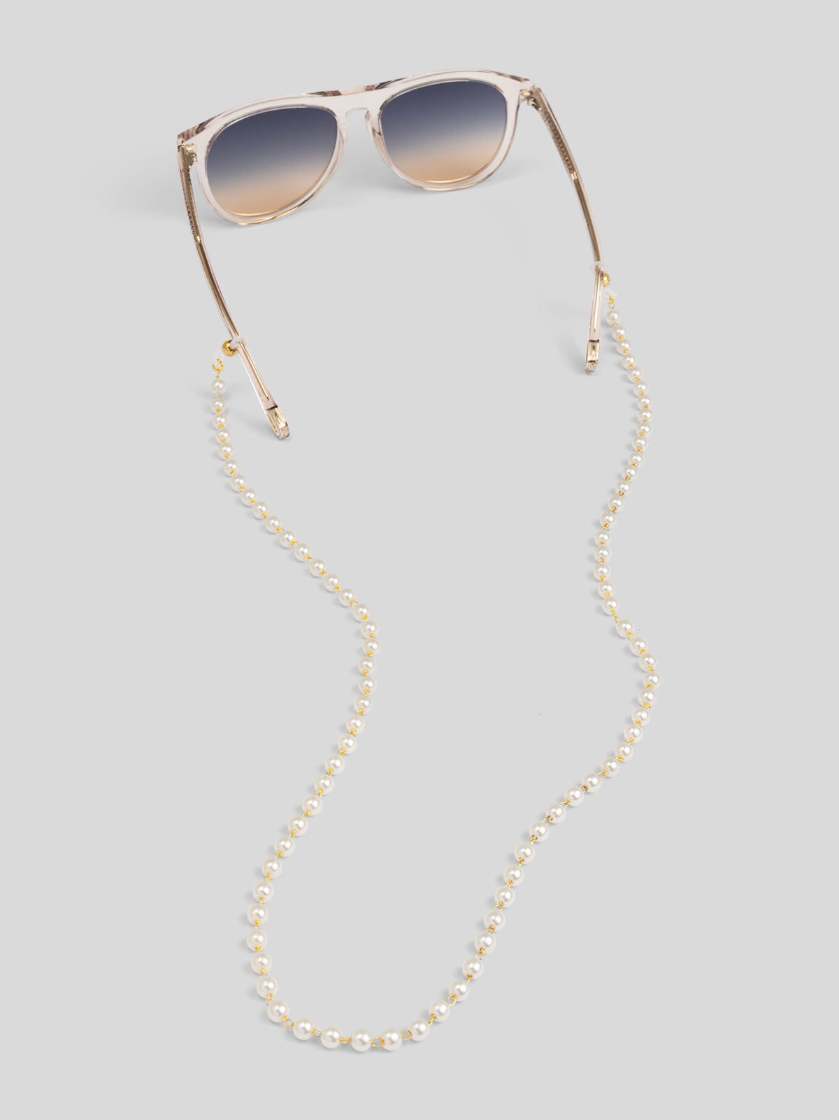 Small Pearl Beaded Glass Chain
