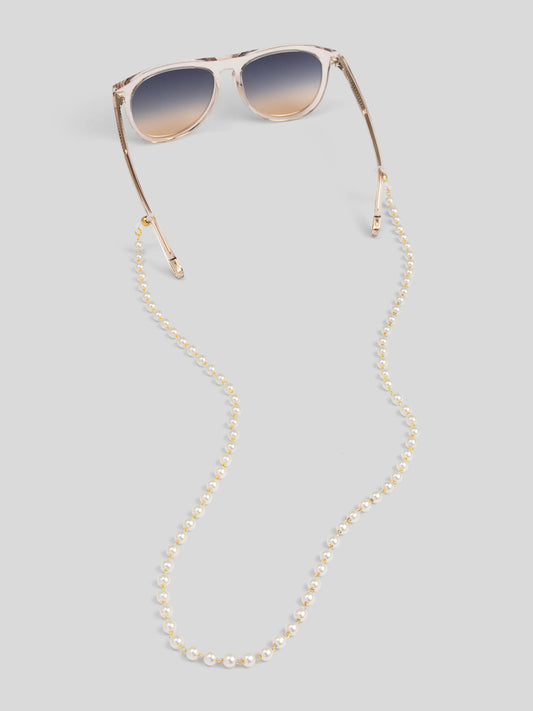 Small Pearl Beaded Glass Chain