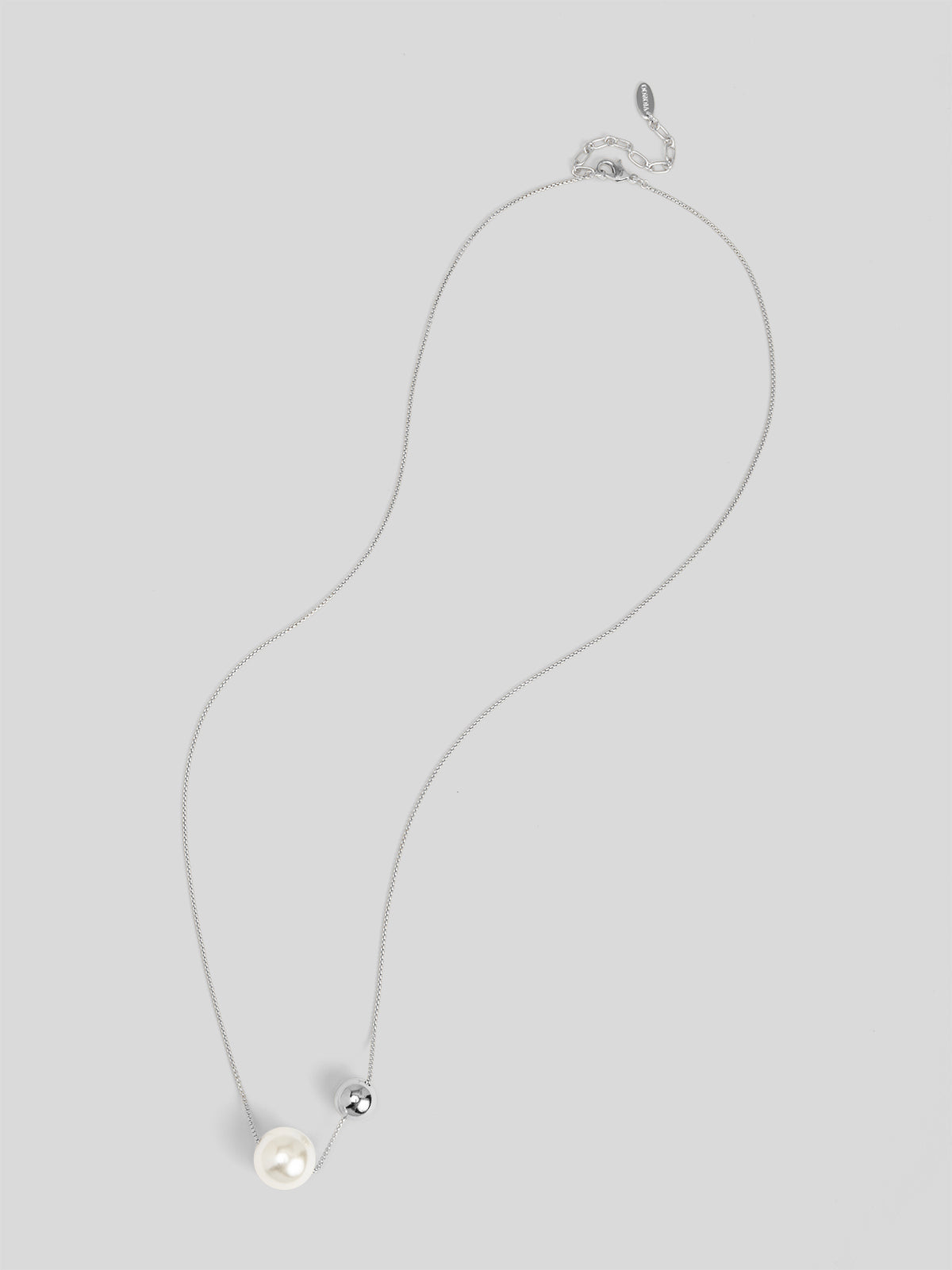 Pearl and Bead Long Necklace