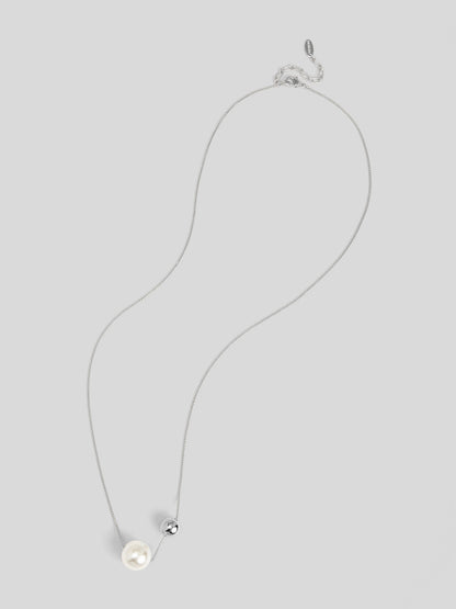 Pearl and Bead Long Necklace