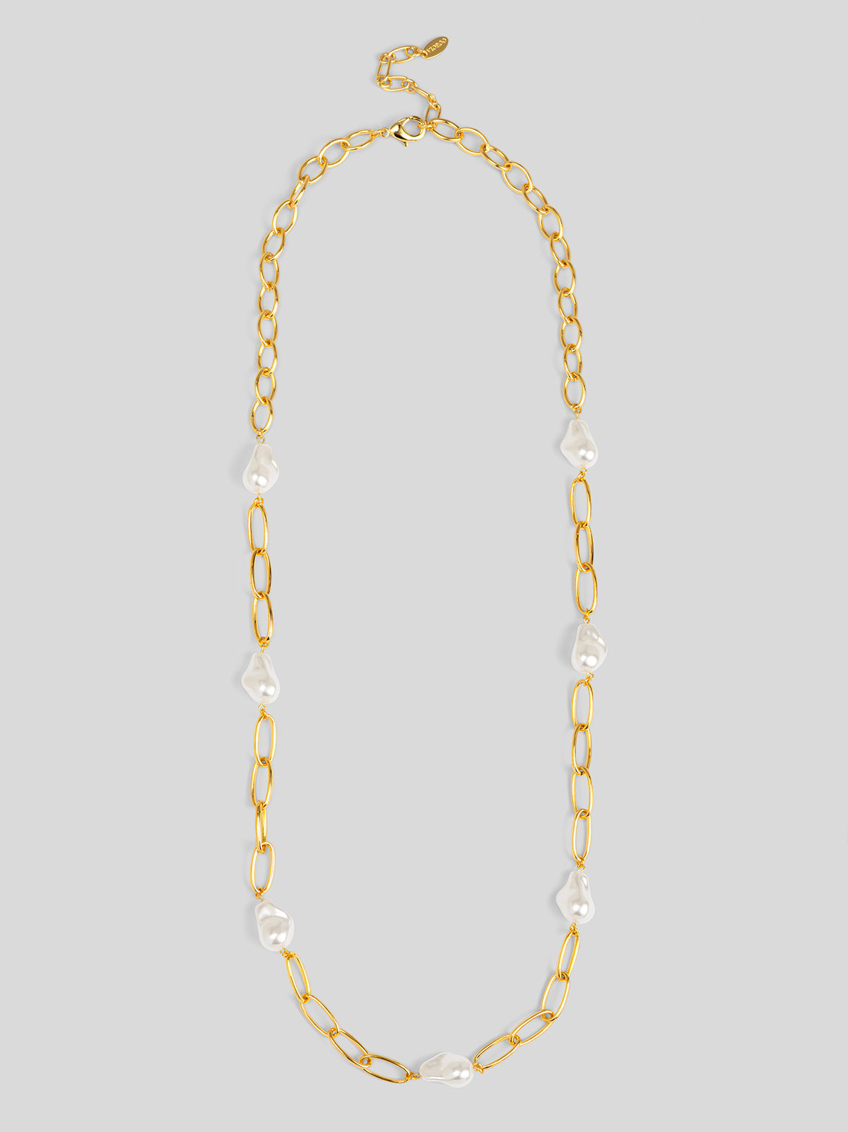 Baroque Link Long Necklace