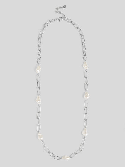 Baroque Link Long Necklace
