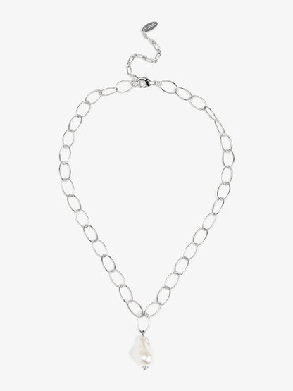 Baroque Drop Pendant Necklace