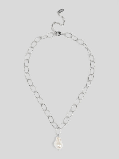 Baroque Drop Pendant Necklace