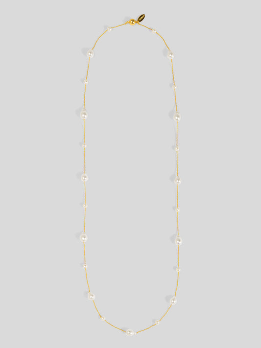 Baroque Pearl Long Necklace