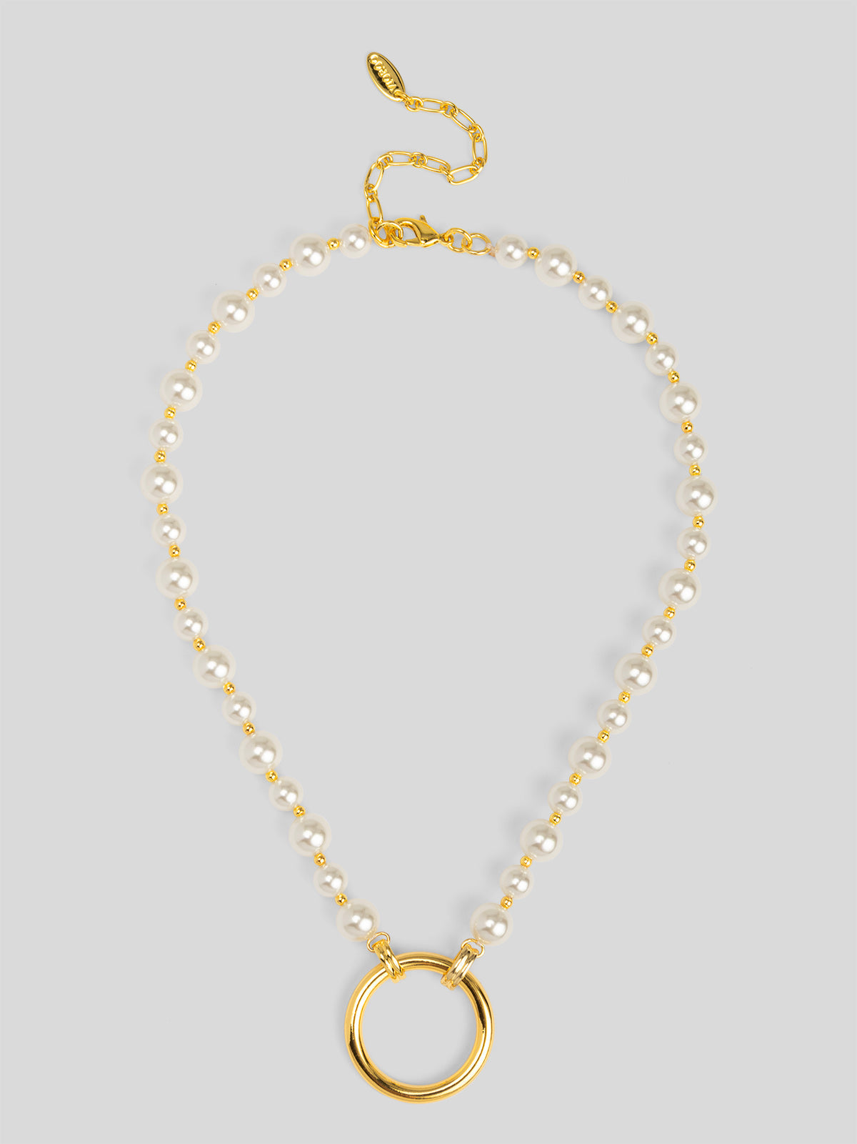 Circle Ring Pendant Necklace