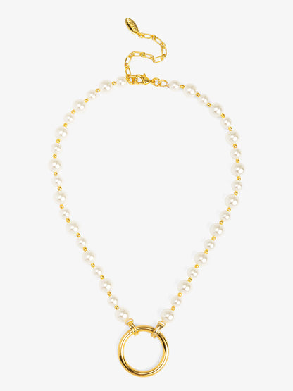 Circle Ring Pendant Necklace