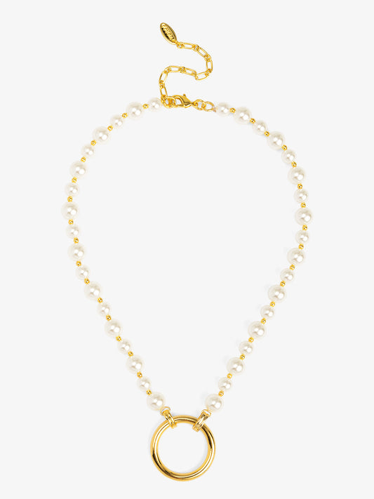 Circle Ring Pendant Necklace