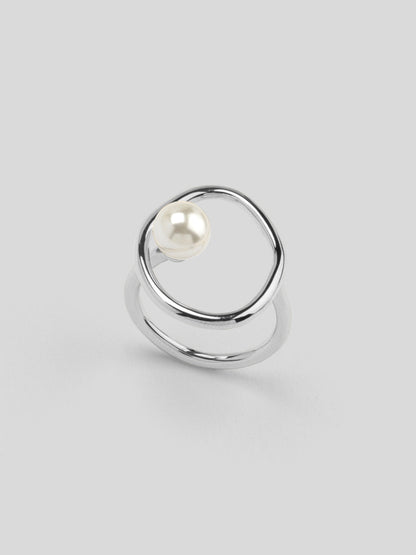 Encircled Pearl Ring