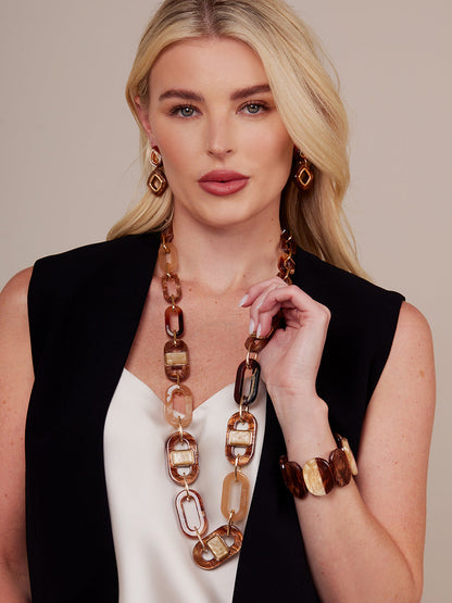 Noa Stretch Resin Bracelet