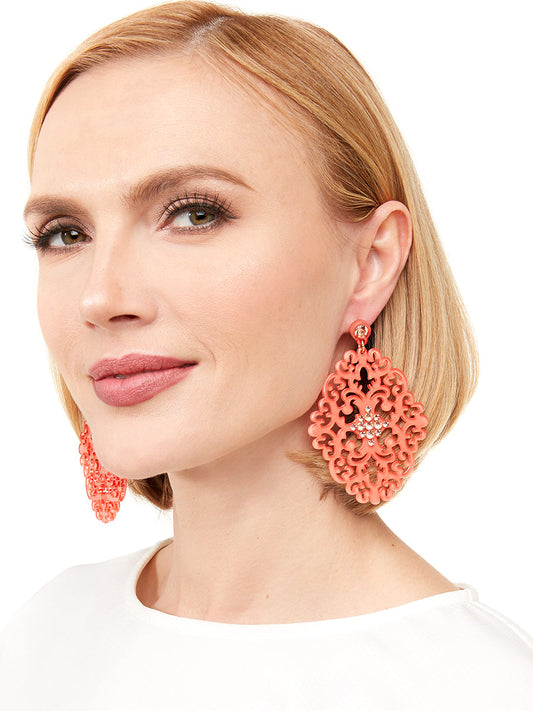 Brocade Crystal Earring