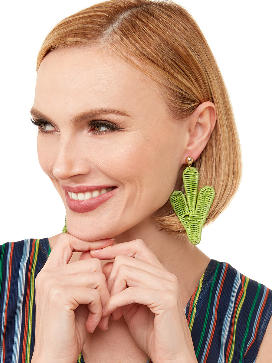 Cactus Drop Earring