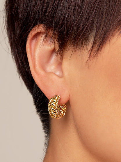 Hope Huggie Earring