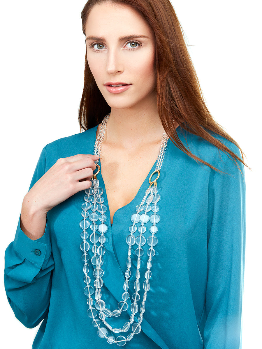 Clear Statement Necklace