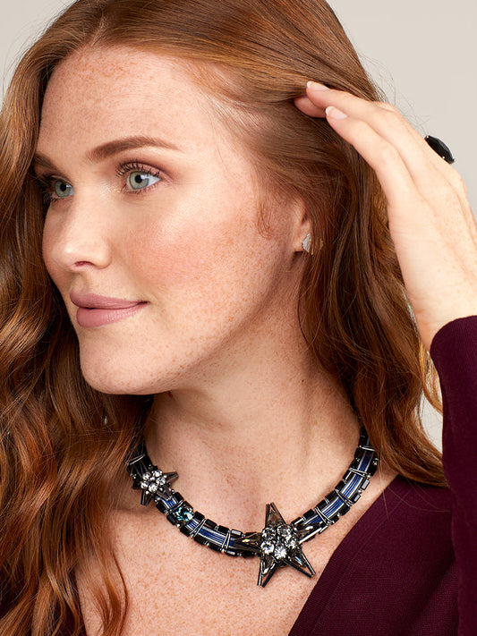 Shooting Stars Collar Necklace
