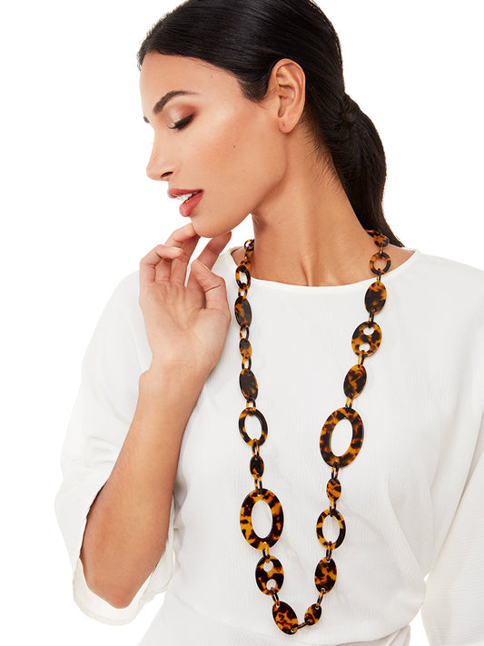 Timeless Torti Long Necklace