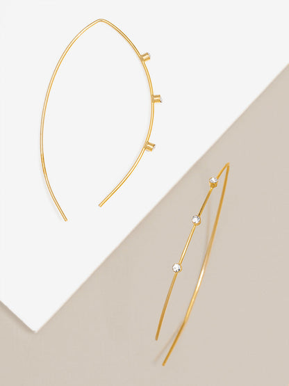 Metal Petal Earring
