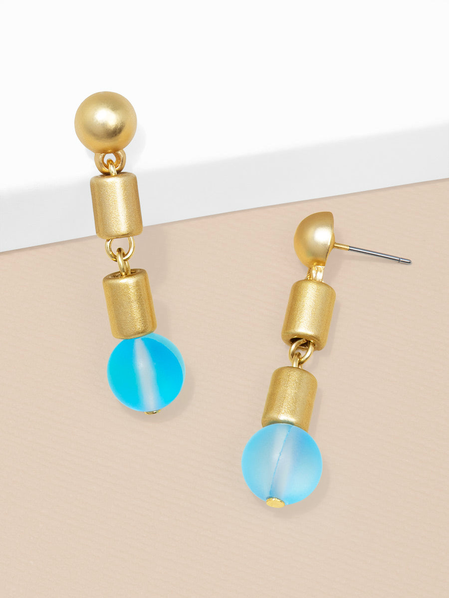 Glow Beads Drop Earring