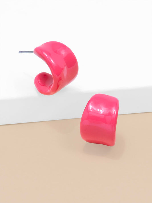 Mini Curl Huggie