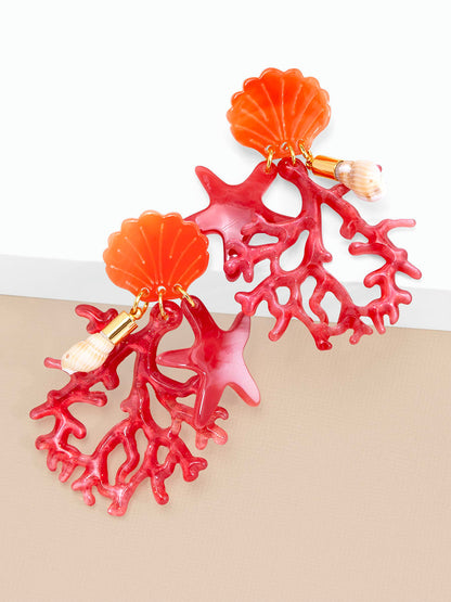 Coral Earring