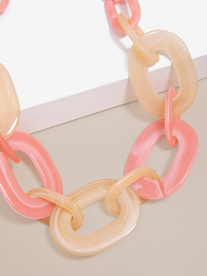 Marbled Moment Collar Necklace