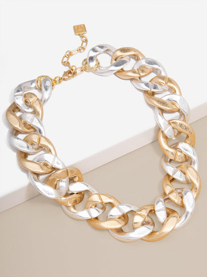 Camilla Large Curb Chain Collar Necklace
