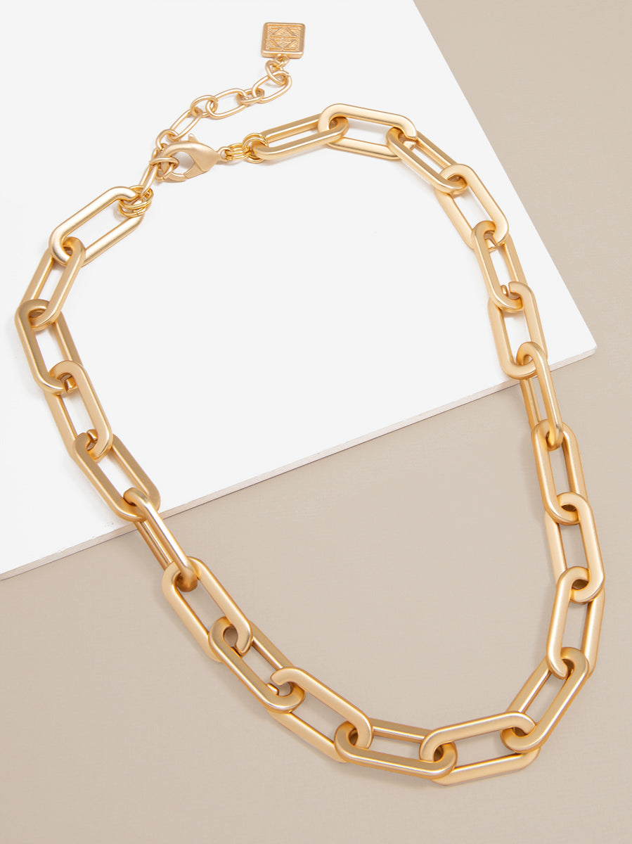 Forever Linked Chain Collar Necklace