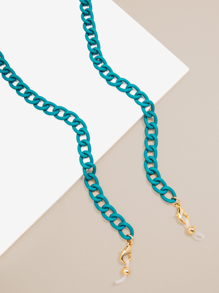 Painted Metal Convertable Mask Chain