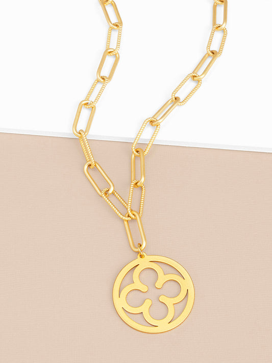 Florence Medallion Short Necklace